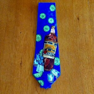 Nicole Miller Tie Tequila 100 Percent Silk Hand Sewn NWT Saks Fifth Bartender